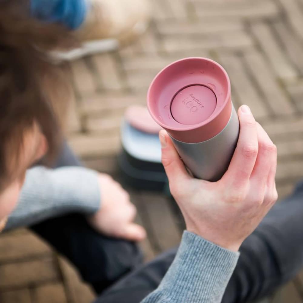 Cana termica BERGHOFF 3950124, 0.33l, otel inoxidabil, argintiu