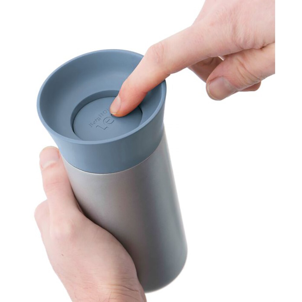 Cana termica BERGHOFF 3950146, 0.33l, otel inoxidabil, albastru