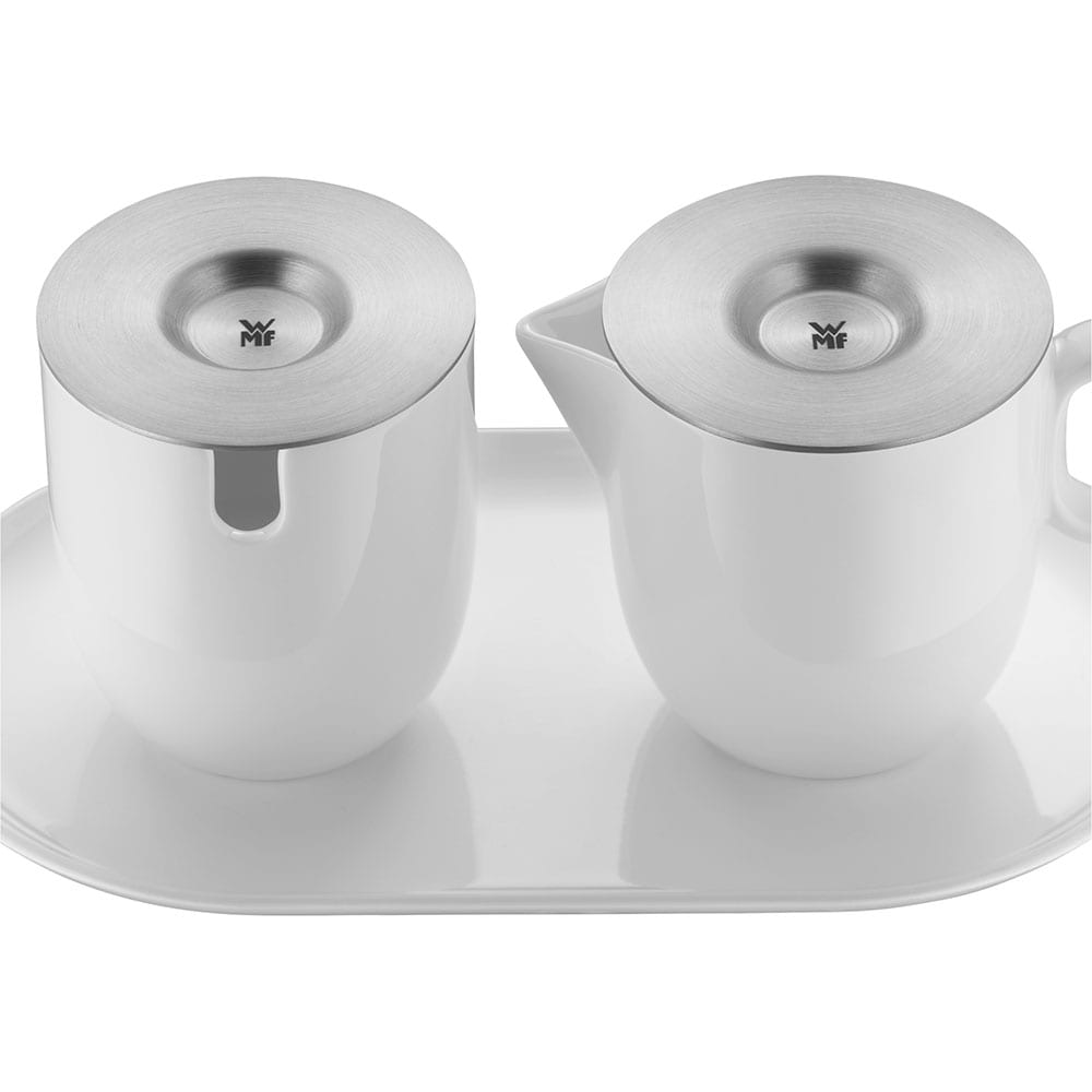 Set cani WMF Barista Sugar & Milk 695899440, 3 piese, portelan, alb
