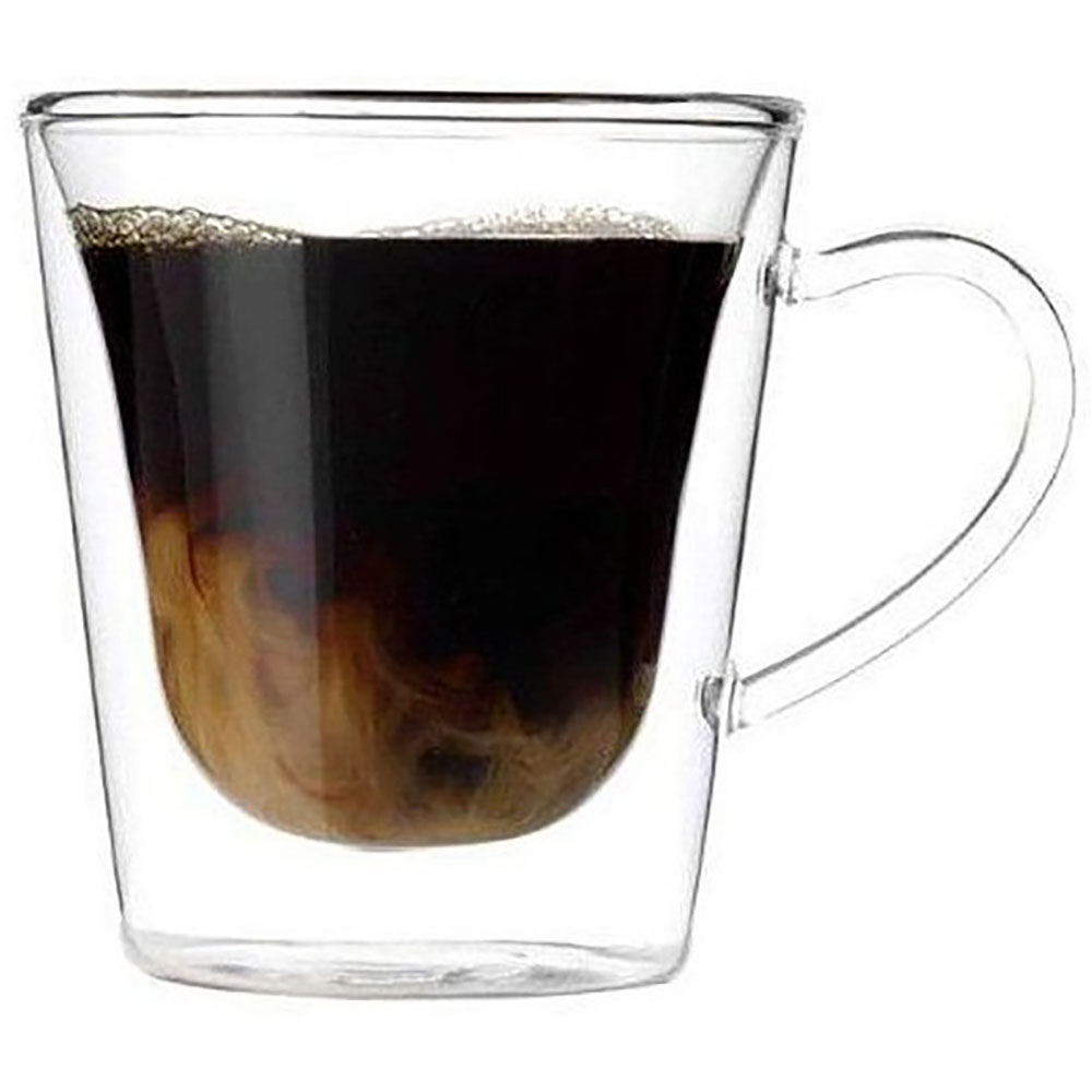 Set cani BORMIOLI Thermic Glass, 2 piese, 0.22l, sticla
