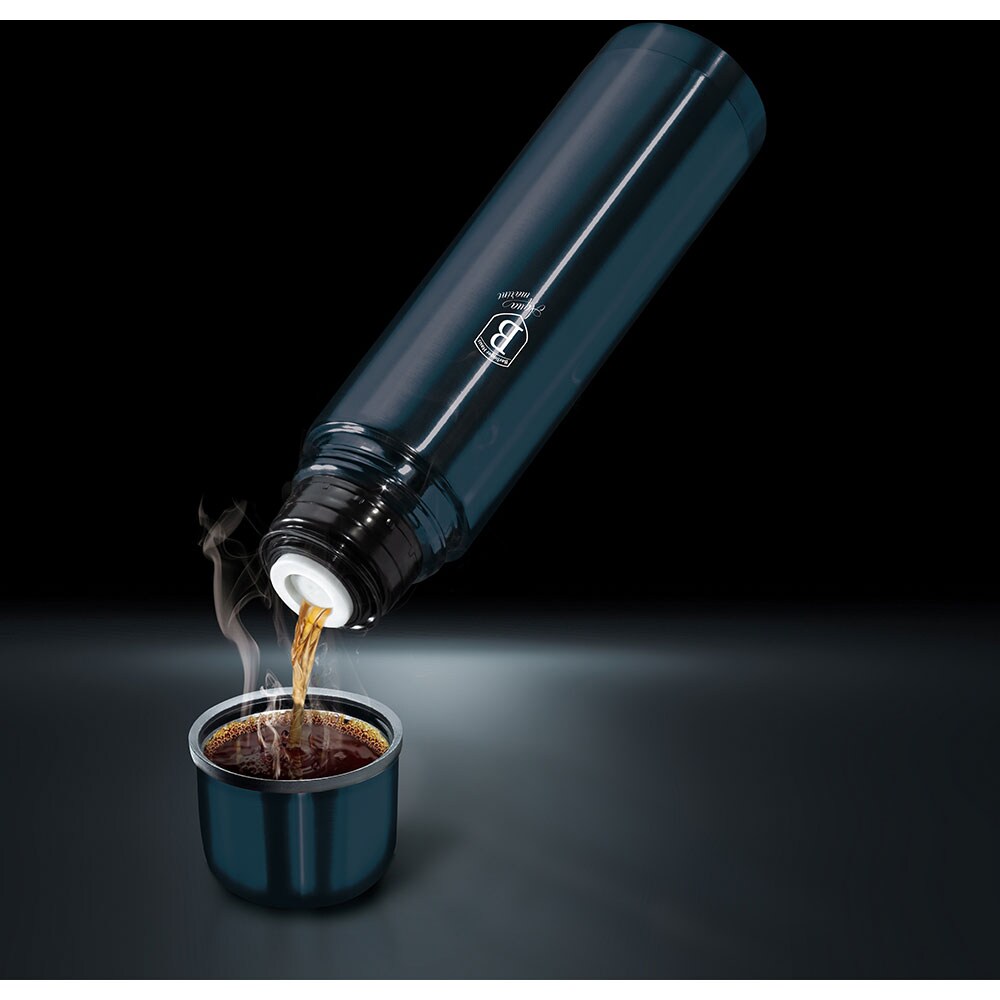 Termos BERLINGER HAUS Vacuum BH/7833, 0.5l, aluminiu, albastru