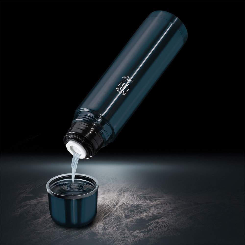 Termos BERLINGER HAUS Vacuum BH/7833, 0.5l, aluminiu, albastru