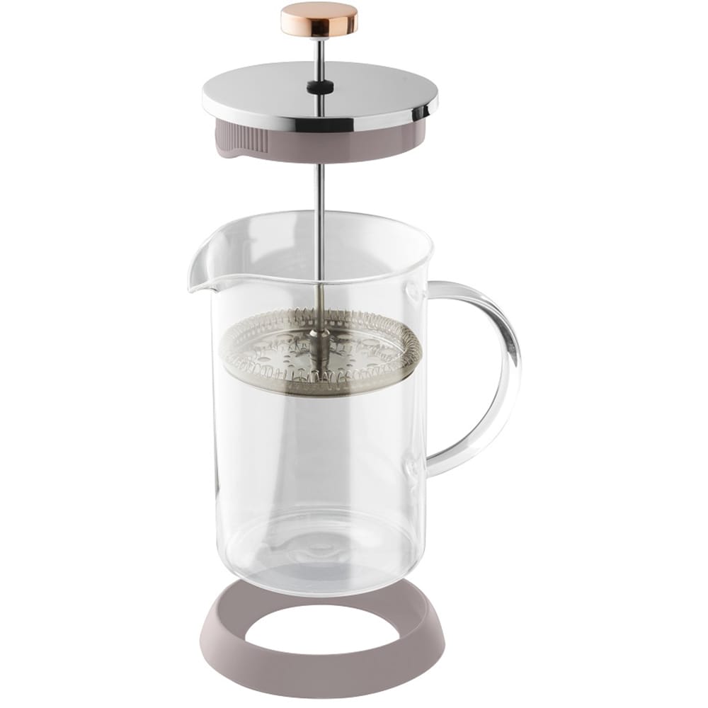 Infuzor ceai BERLINGER HAUS BH8588, 0.6l, sticla/otel inoxidabil, transparent