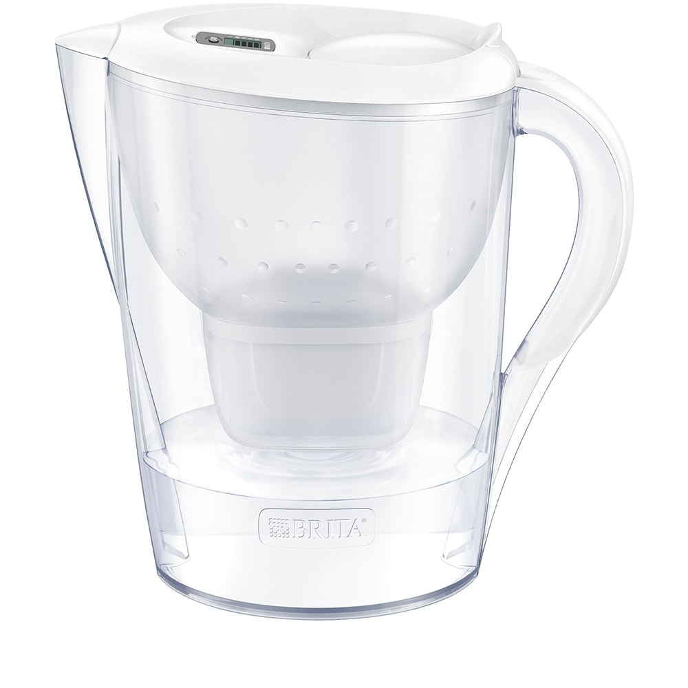 Cana filtranta BRITA Marella XL + 3 filtre Maxtra Pro BR1052782, 3.5l, alb-transparent