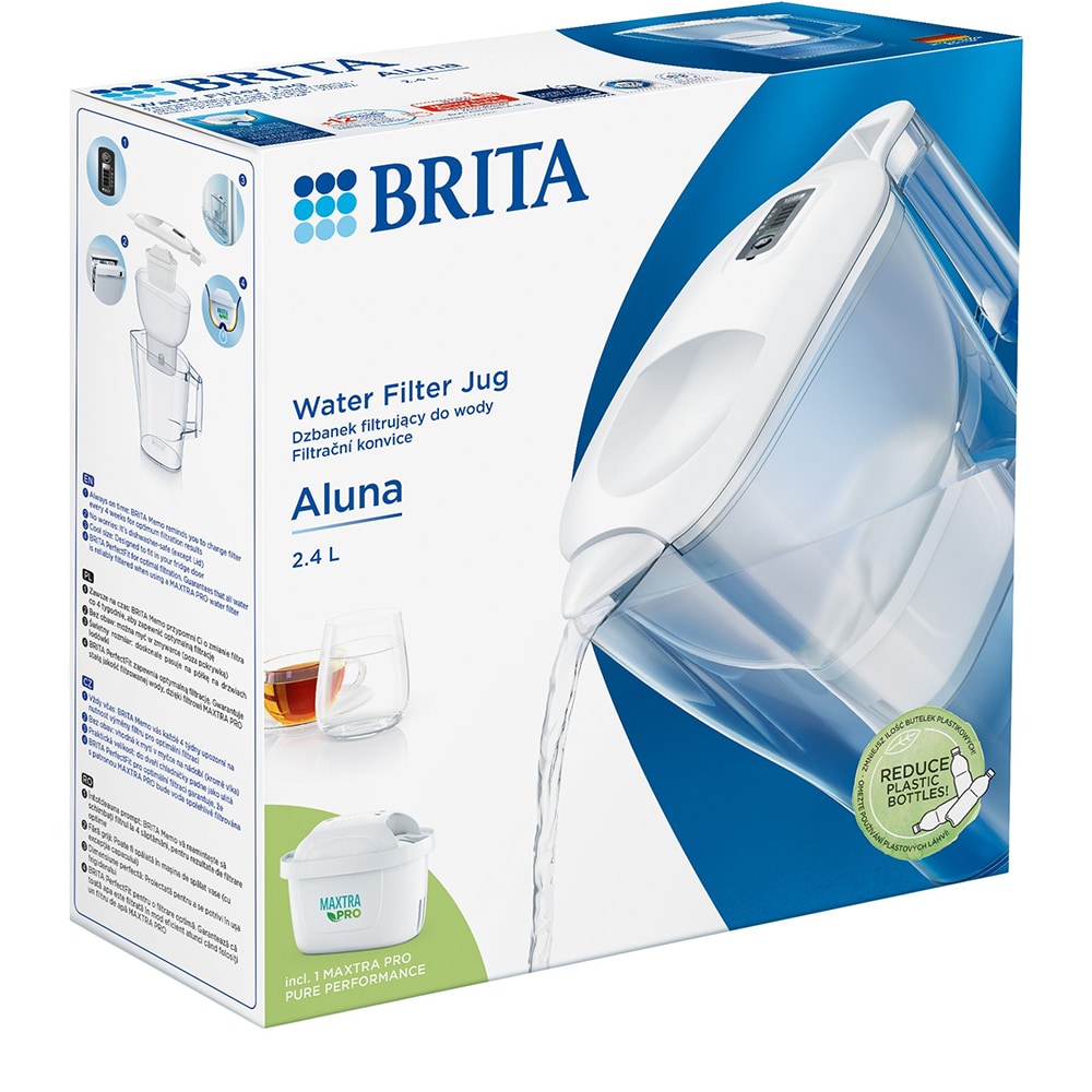 Cana filtranta BRITA Aluna BR1052801, 2.4l, alb-transparent