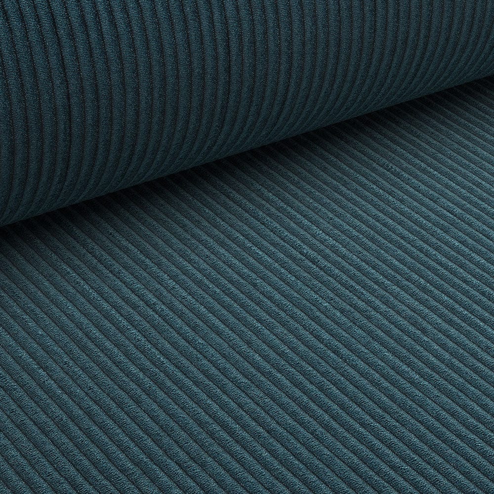 Canapea extensibila Candy, 3 locuri, lada depozitare, 190 x 100 x 95 cm, albastru inchis