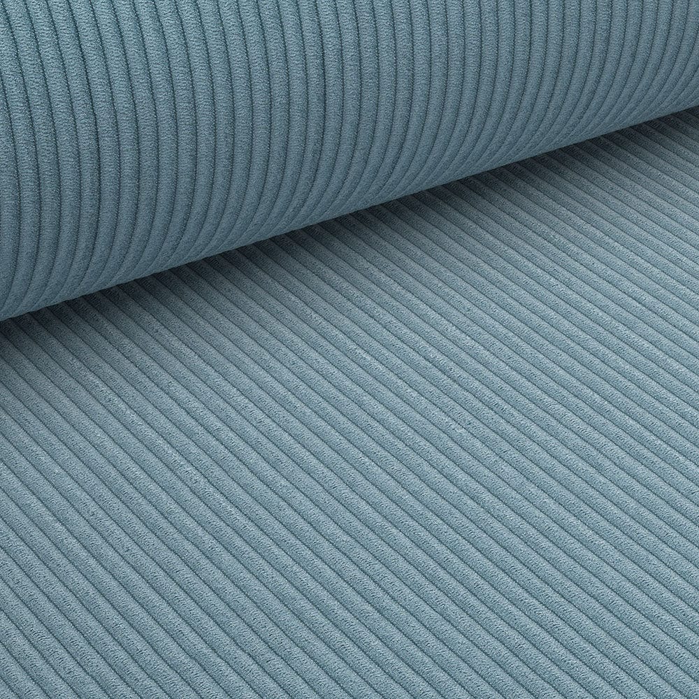 Canapea extensibila Candy, 3 locuri, lada depozitare, 190 x 100 x 95 cm, albastru deschis