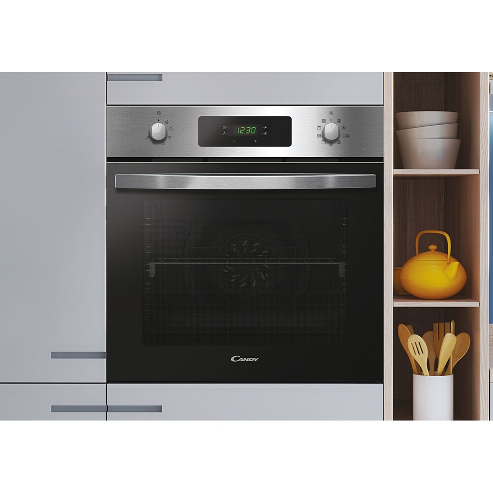Cuptor incorporabil CANDY FIDCP X696, Electric, Autocuratare Pirolitica, 70 l, Clasa A, inox