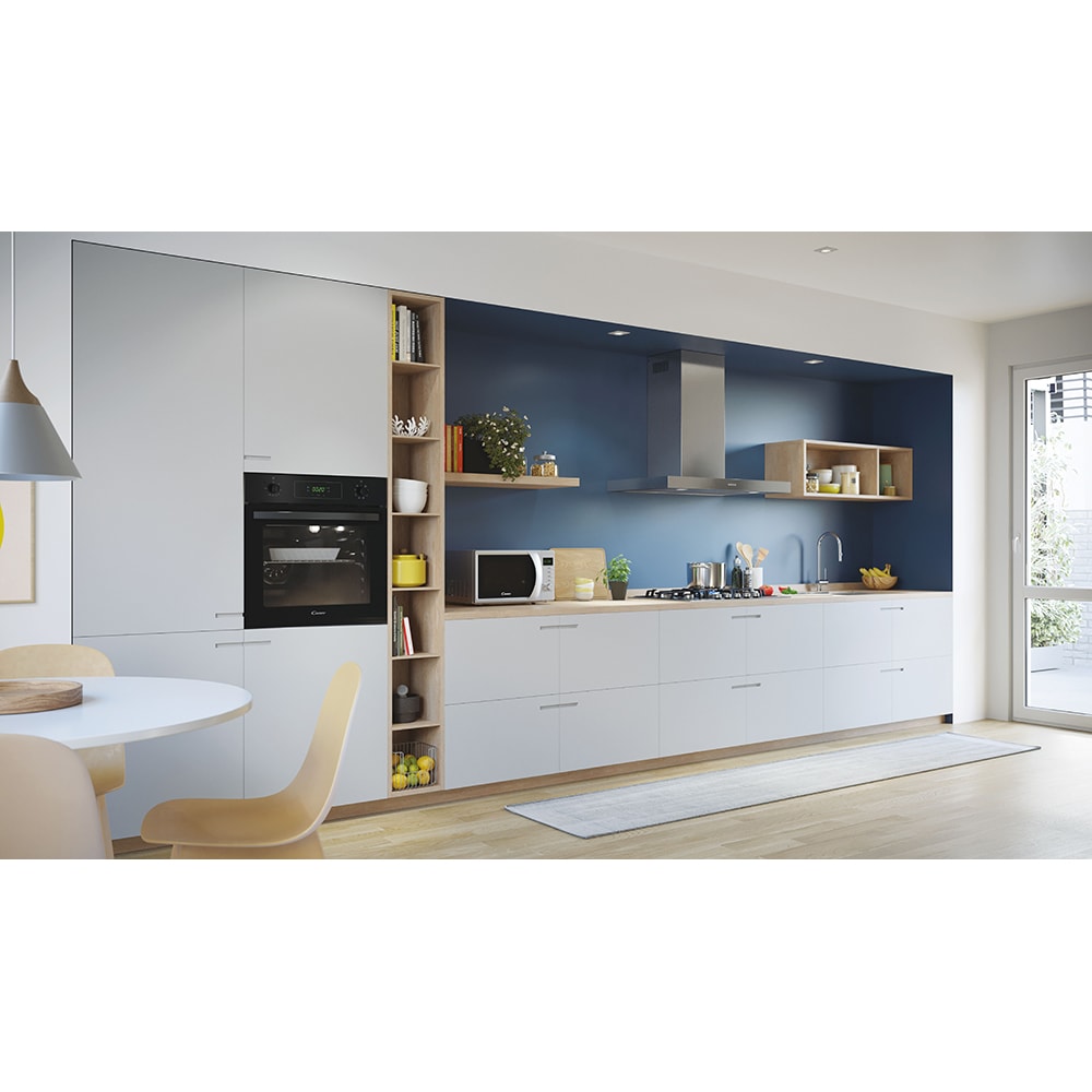 Cuptor incorporabil CANDY FIDC N665, Electric, Autocuratare catalitica, 70 l, Clasa A+, negru