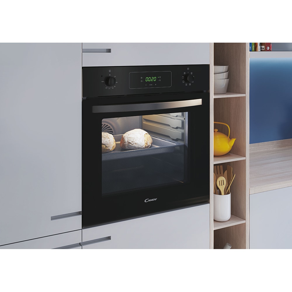 Cuptor incorporabil CANDY FIDC N665, Electric, Autocuratare catalitica, 70 l, Clasa A+, negru