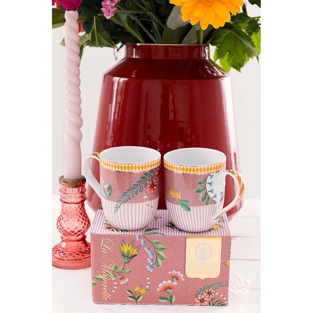Set cani PIP STUDIO Lamajorelle GDPIP1002218, 2 piese, portelan