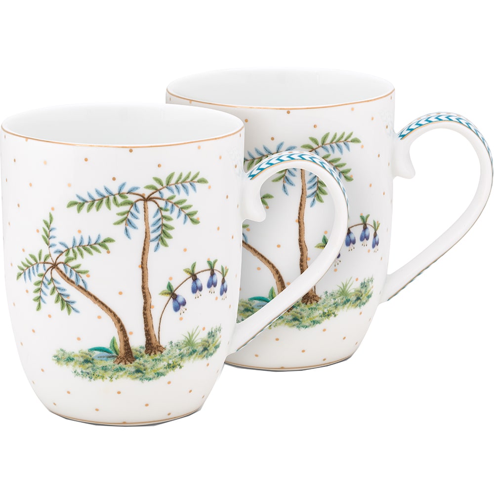 Set cani PIP STUDIO Jolie GDPIP1002246, 2 piese, portelan