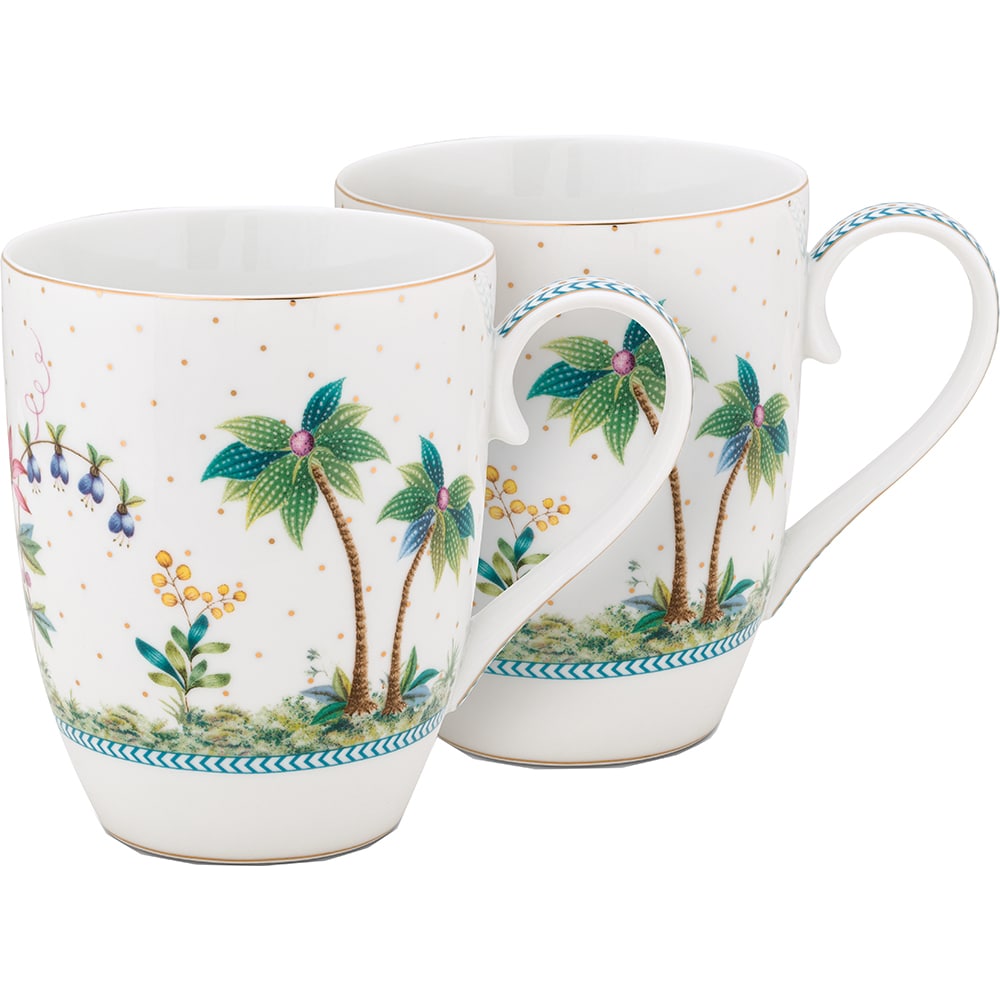 Set cani PIP STUDIO Jolie GDPIP1002248, 2 piese, portelan