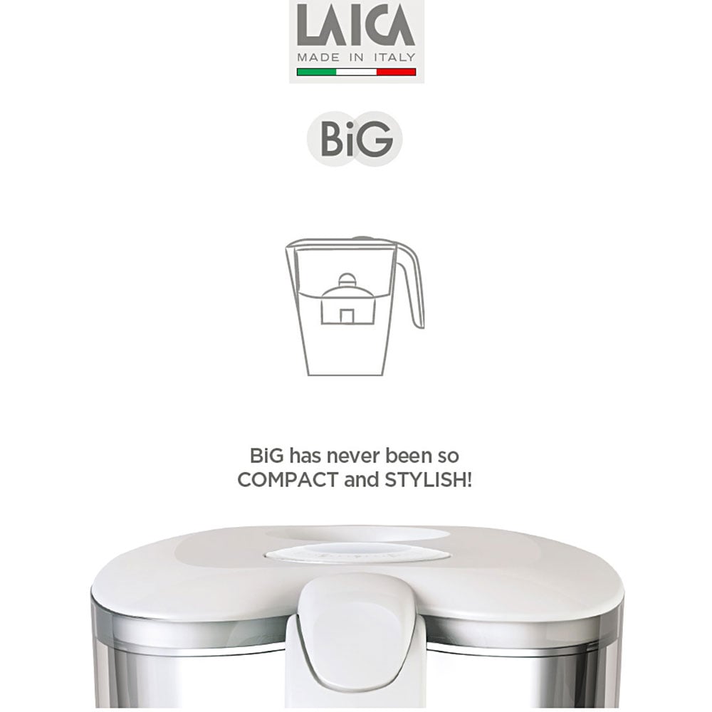 Cana filtranta LAICA Big Roma J81EA, 3.7l, crem-transparent