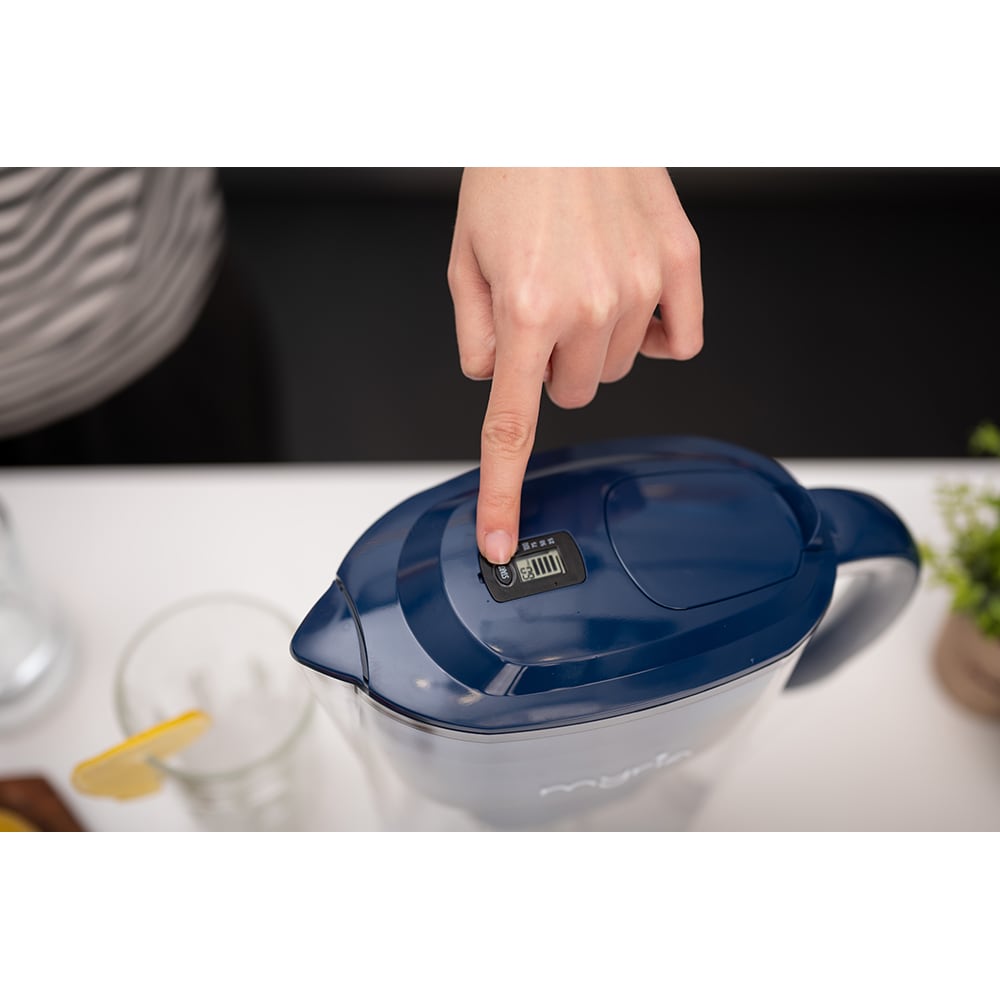 Cana filtranta MYRIA MY4475, 2.6l, albastru-transparent