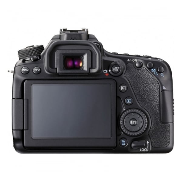 Aparat foto DSLR CANON EOS 80D, 24.2 MP, Wi-Fi, negru, Body