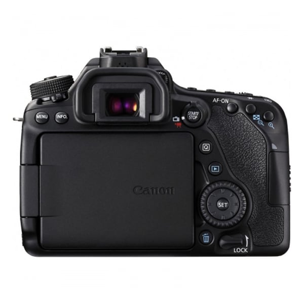 Aparat foto DSLR CANON EOS 80D, 24.2 MP, Wi-Fi, negru, Body