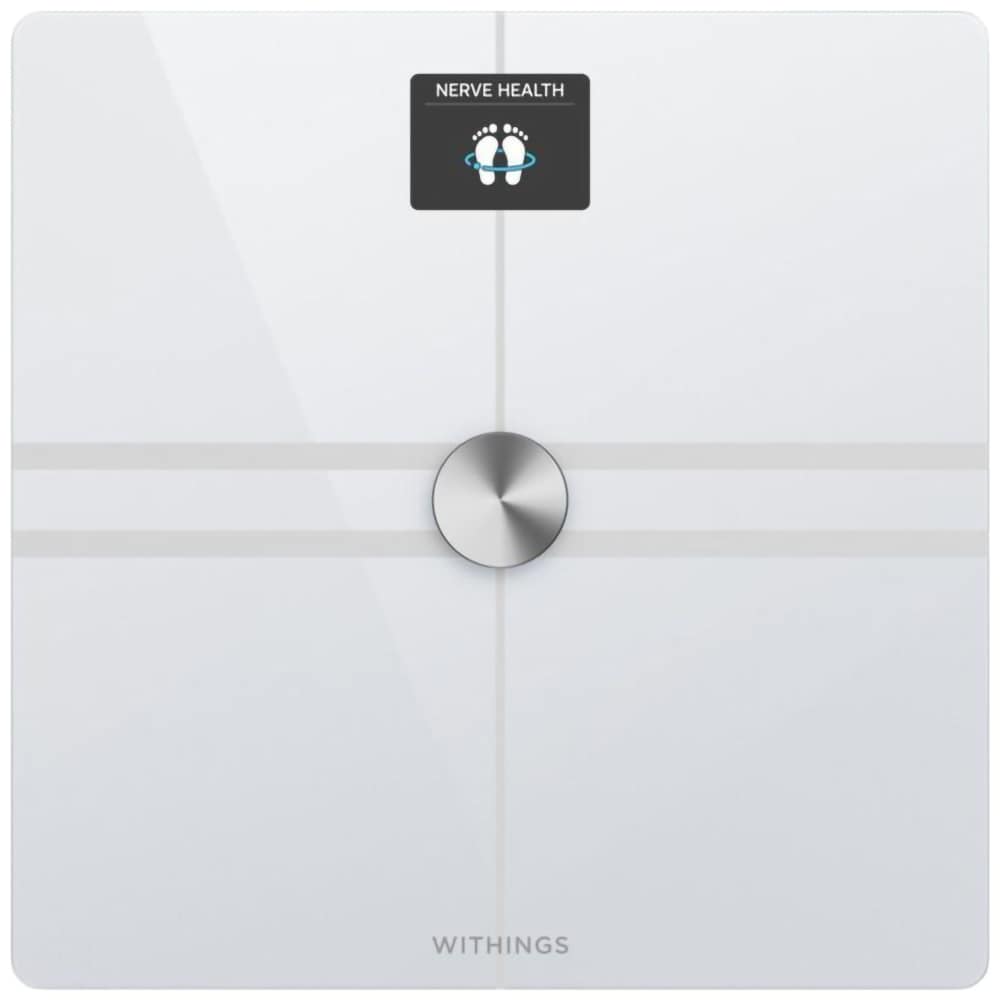 Cantar corporal Smart WITHINGS Body Comp, Bluetooth, Wi-Fi, Alb