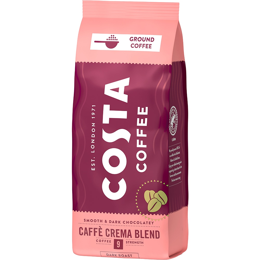 Cafea macinata COSTA COFFEE Crema Blend, 200g