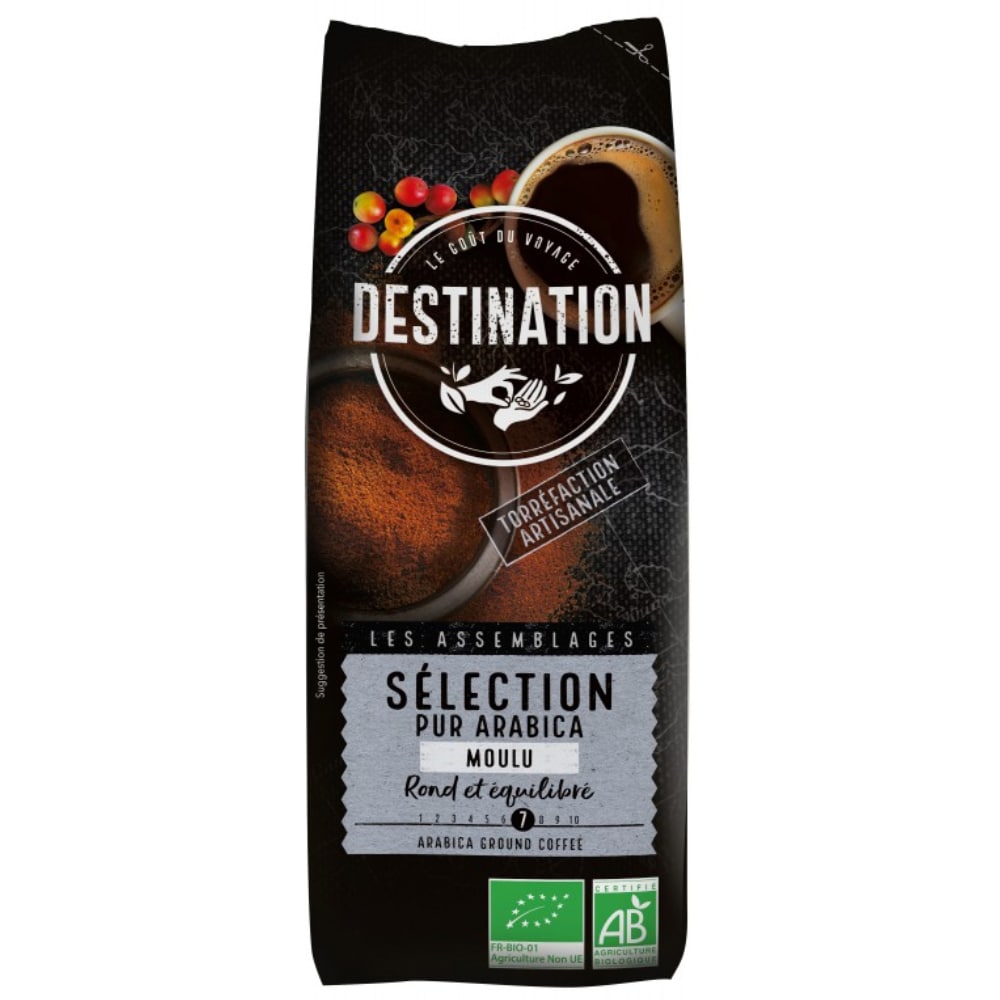 Cafea macinata DESTINATION Selection Eco, 250g