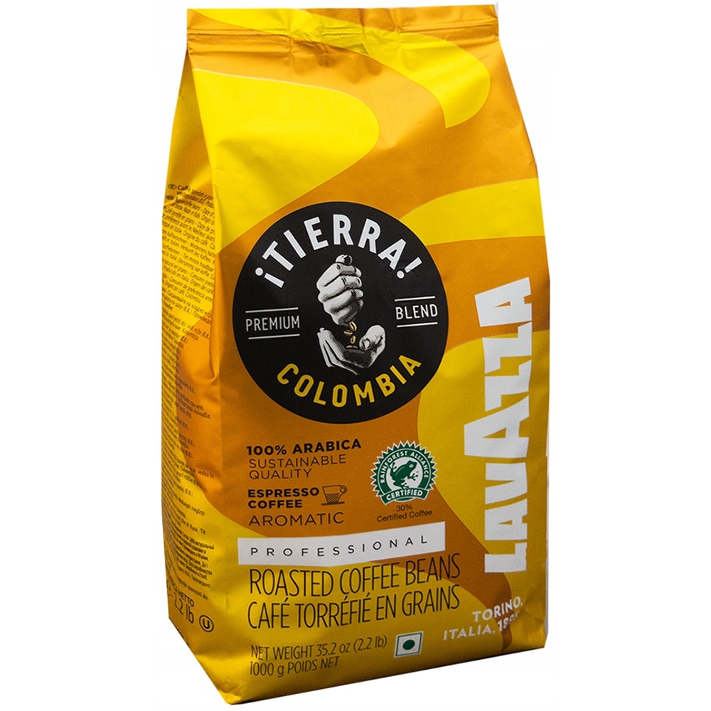 Cafea boabe LAVAZZA Tierra Colombia, 1000g