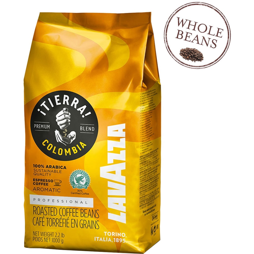 Cafea boabe LAVAZZA Tierra Colombia, 1000g