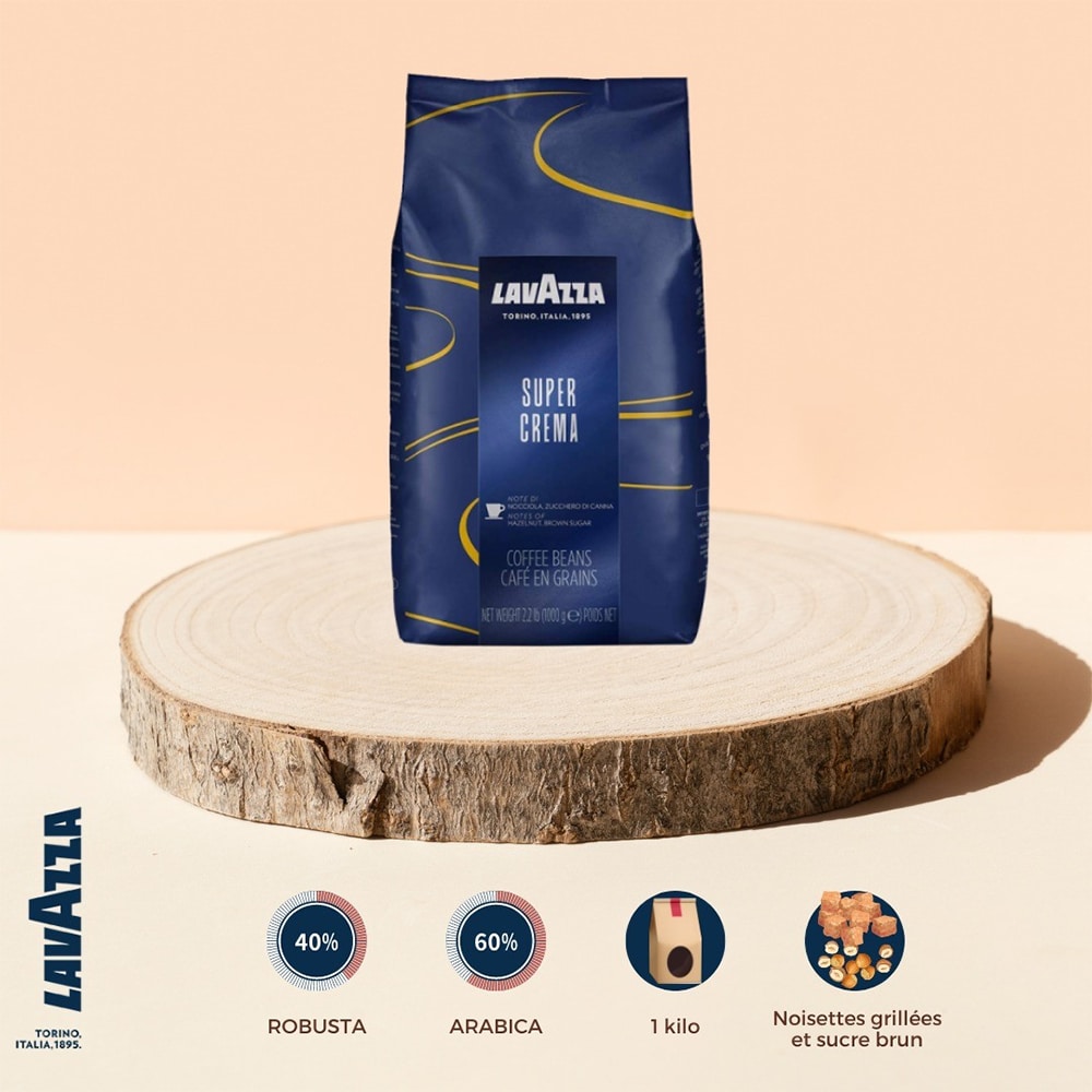 Cafea boabe LAVAZZA Super Crema, 1000g