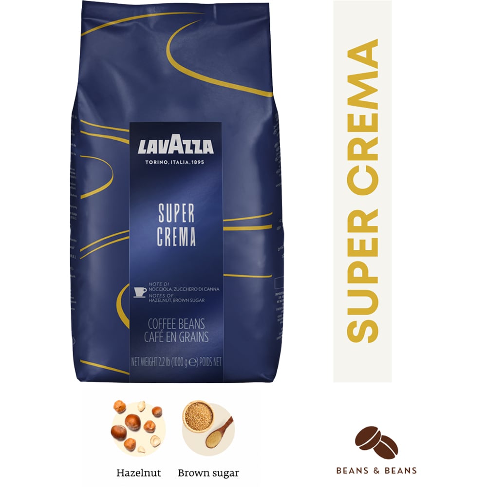 Cafea boabe LAVAZZA Super Crema, 1000g