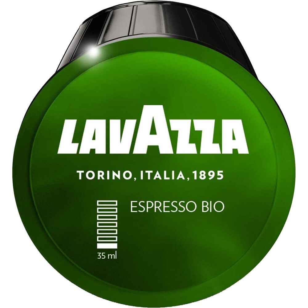 Capsule cafea LAVAZZA Espresso Bio, compatibile Dolce Gusto, 16 capsule, 128g