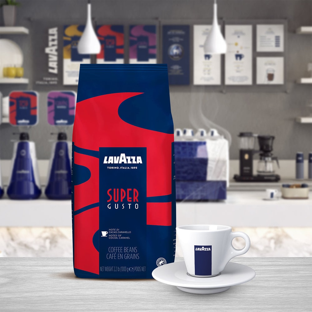 Cafea boabe LAVAZZA Super Gusto UTZ, 1000g