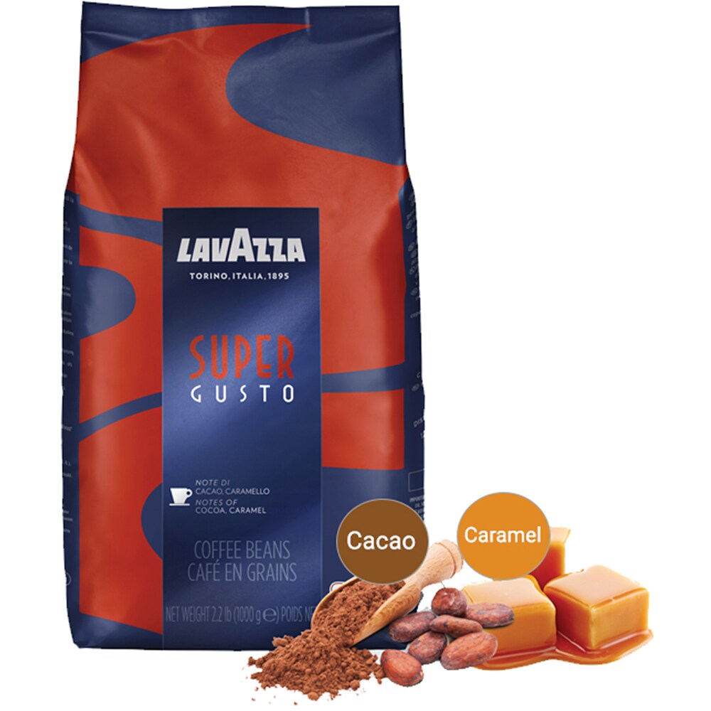 Cafea boabe LAVAZZA Super Gusto UTZ, 1000g
