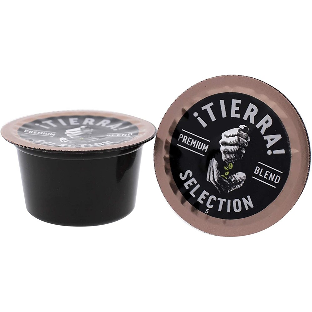 Capsule cafea LAVAZZA Tierra Selection, compatibile Lavazza Blue, 100 capsule, 800g