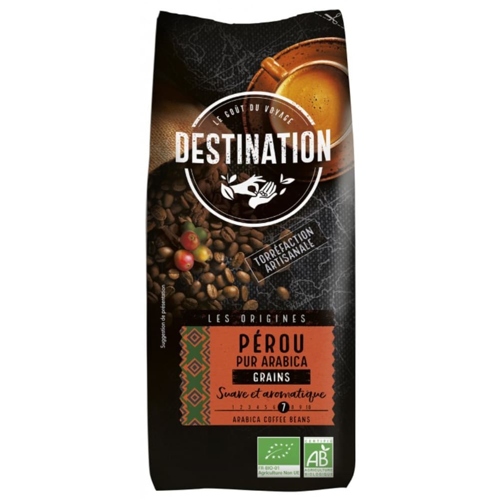 Cafea boabe DESTINATION Origini Peru Eco, 1000g