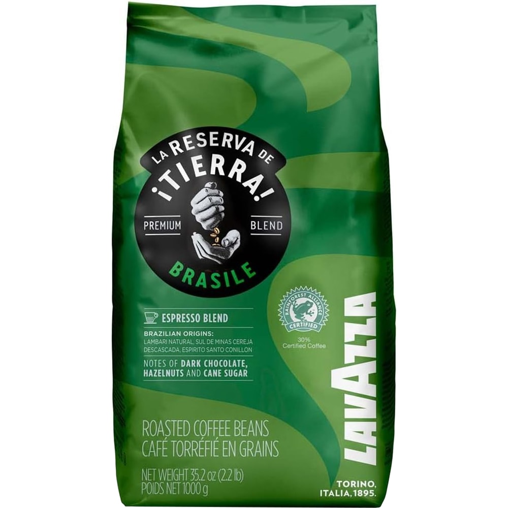 Cafea boabe LAVAZZA Tierra Brasile, 1000g