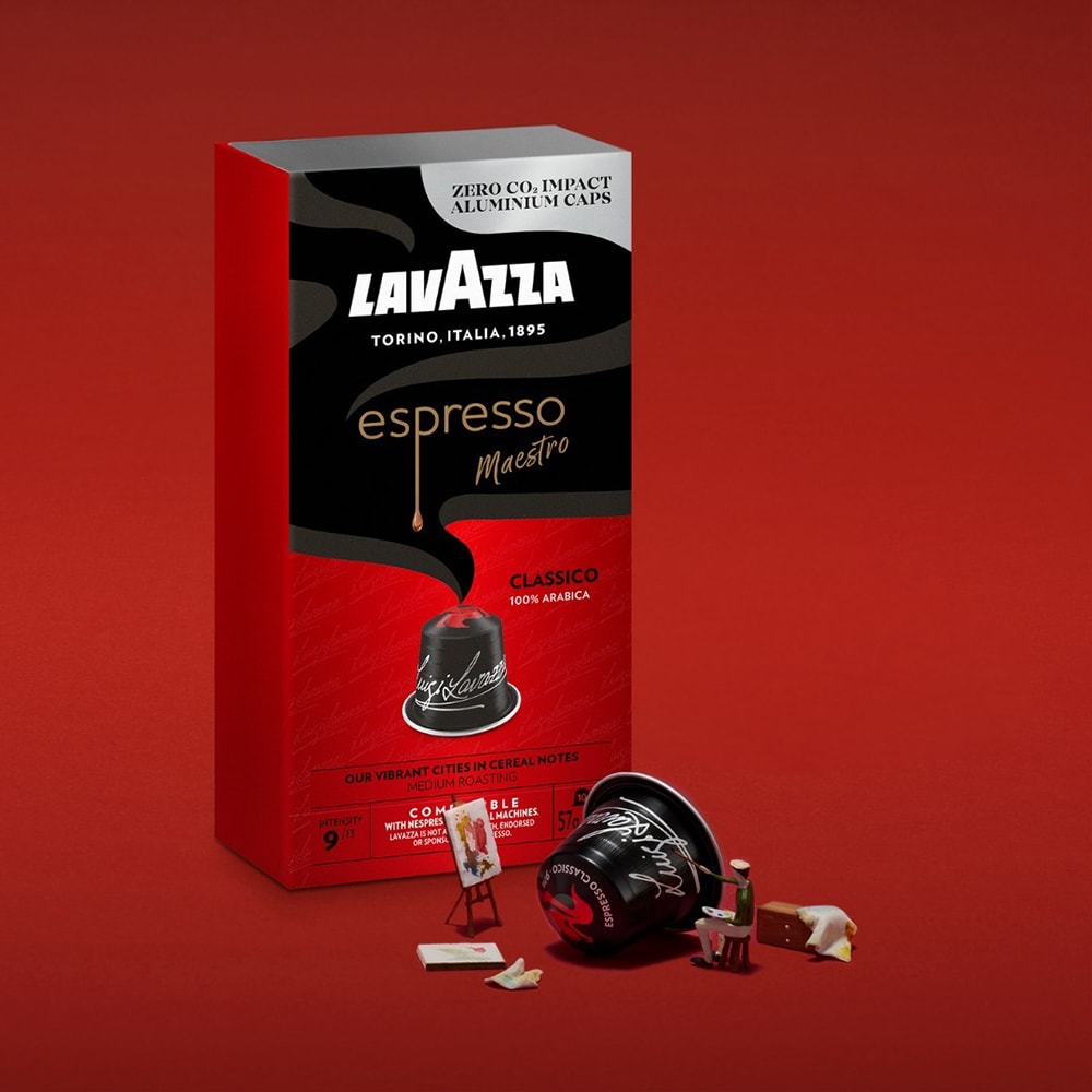 Capsule cafea LAVAZZA Espresso Maestro Classico, compatibile Nespresso, 10 capsule, 57g