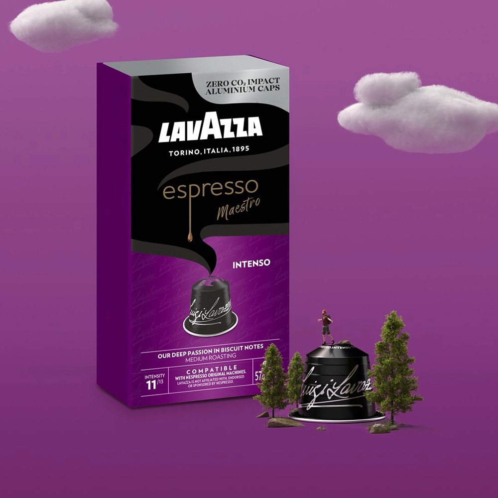 Capsule cafea LAVAZZA Espresso Maestro Intenso, compatibile Nespresso, 10 capsule, 57g