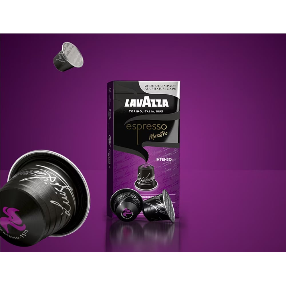 Capsule cafea LAVAZZA Espresso Maestro Intenso, compatibile Nespresso, 10 capsule, 57g