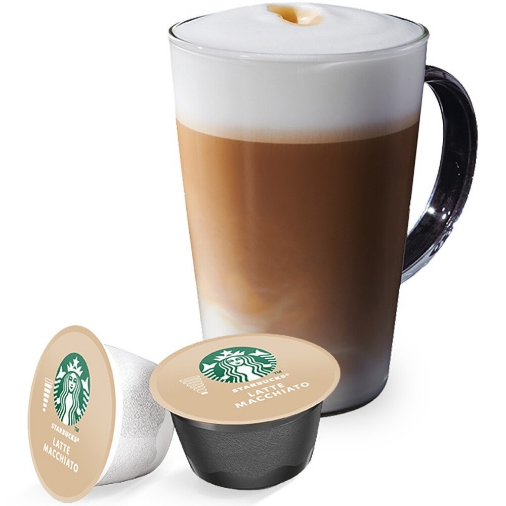 Capsule cafea STARBUCKS Latte Macchiato, compatibile Dolce Gusto, 12 capsule, 129g
