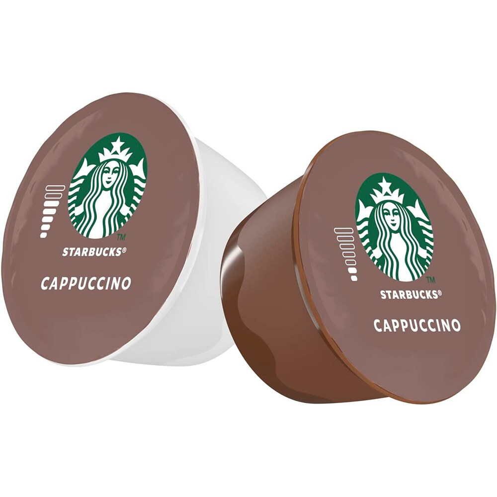 Capsule cafea STARBUCKS Cappuccino, compatibile Dolce Gusto, 12 capsule, 120g