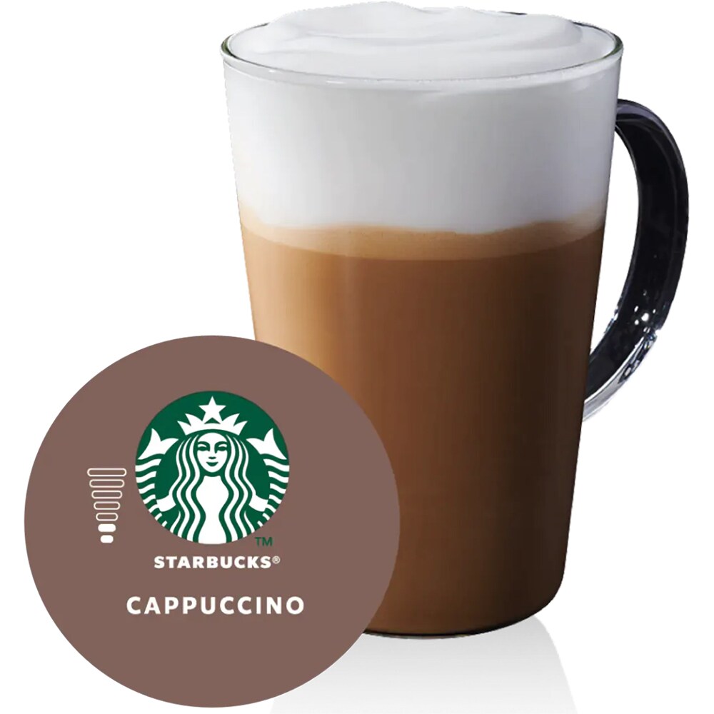 Capsule cafea STARBUCKS Cappuccino, compatibile Dolce Gusto, 12 capsule, 120g