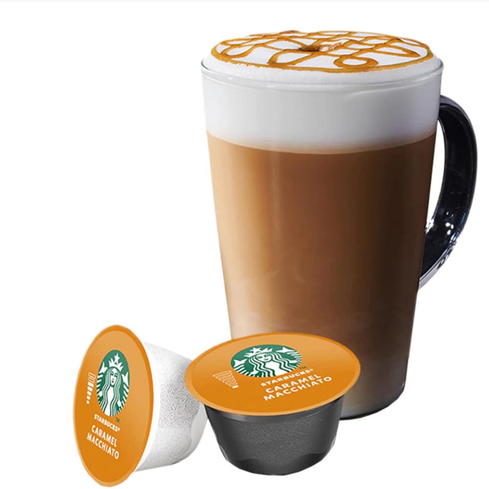 Capsule cafea STARBUCKS Caramel Macchiato, compatibile Dolce Gusto, 12 capsule, 127.8g