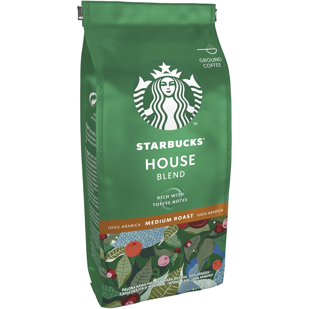 Cafea macinata STARBUCKS House Blend, 200g
