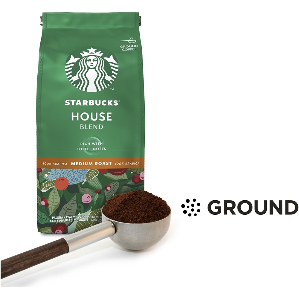 Cafea macinata STARBUCKS House Blend, 200g