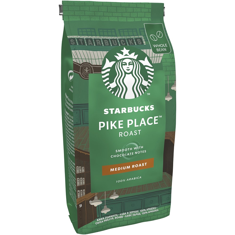 Cafea boabe STARBUCKS Pike Place Roast, 200g