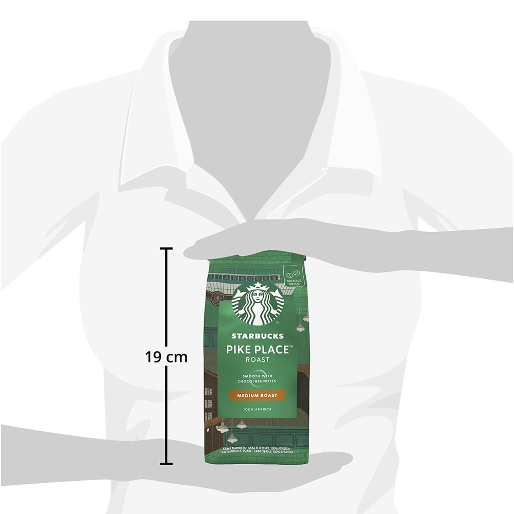 Cafea boabe STARBUCKS Pike Place Roast, 200g