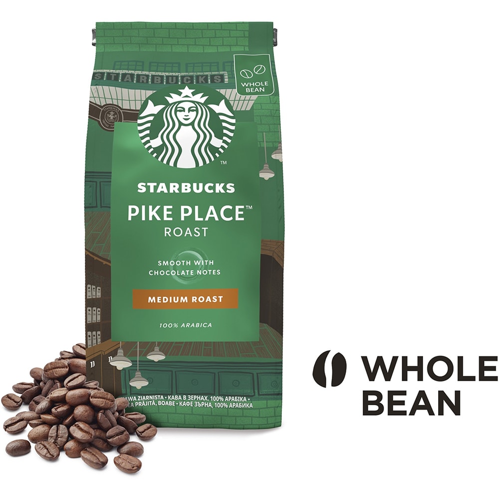 Cafea boabe STARBUCKS Pike Place Roast, 200g