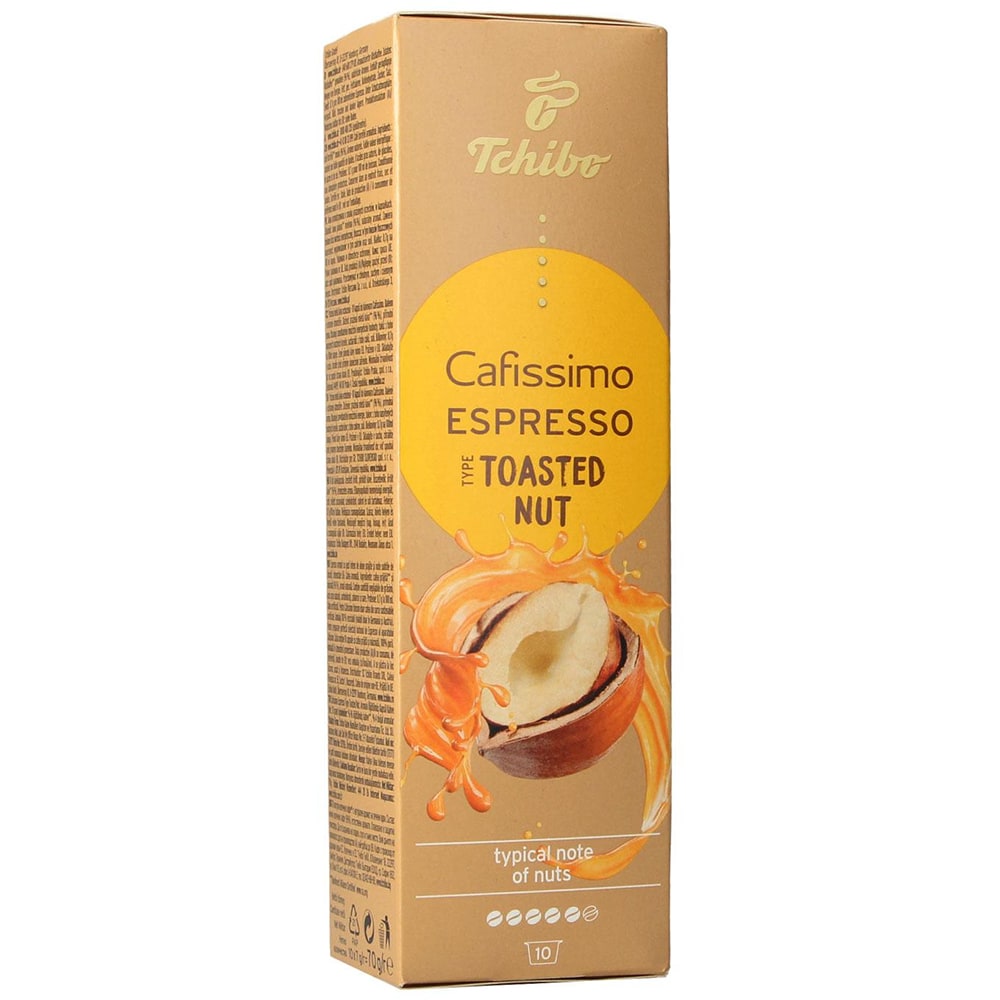 Capsule cafea TCHIBO Espresso Toasted Nut, compatibile Cafissimo, 10 capsule, 70g