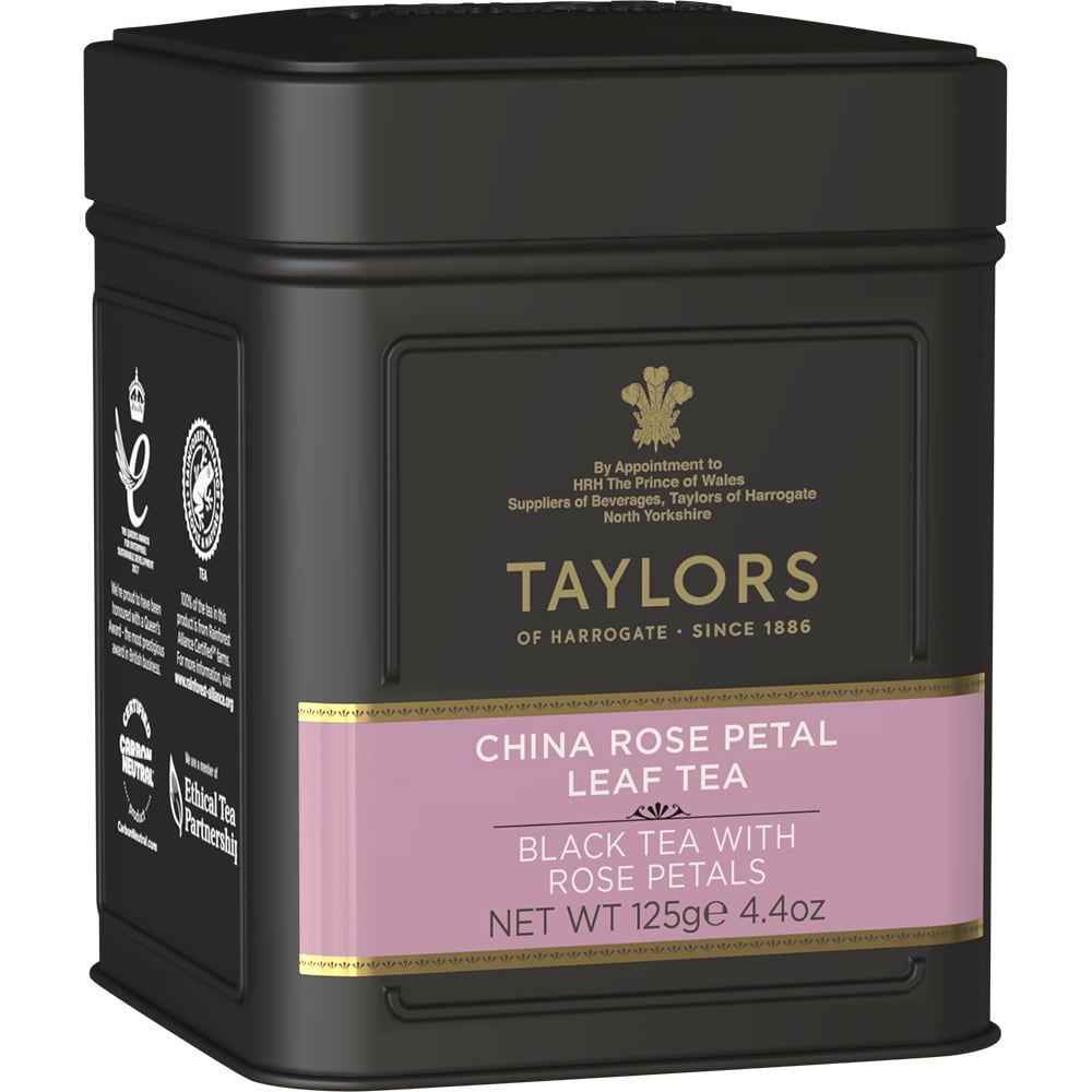 Ceai negru TAYLORS OF HARROGATE Petale trandafir, 125g