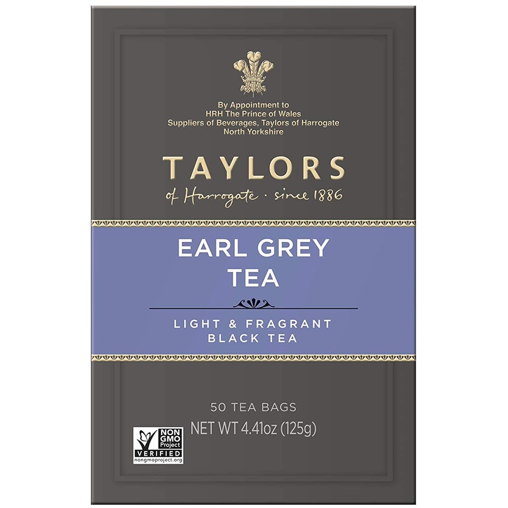 Ceai negru TAYLORS OF HARROGATE Earl Grey, 20 buc, 50g