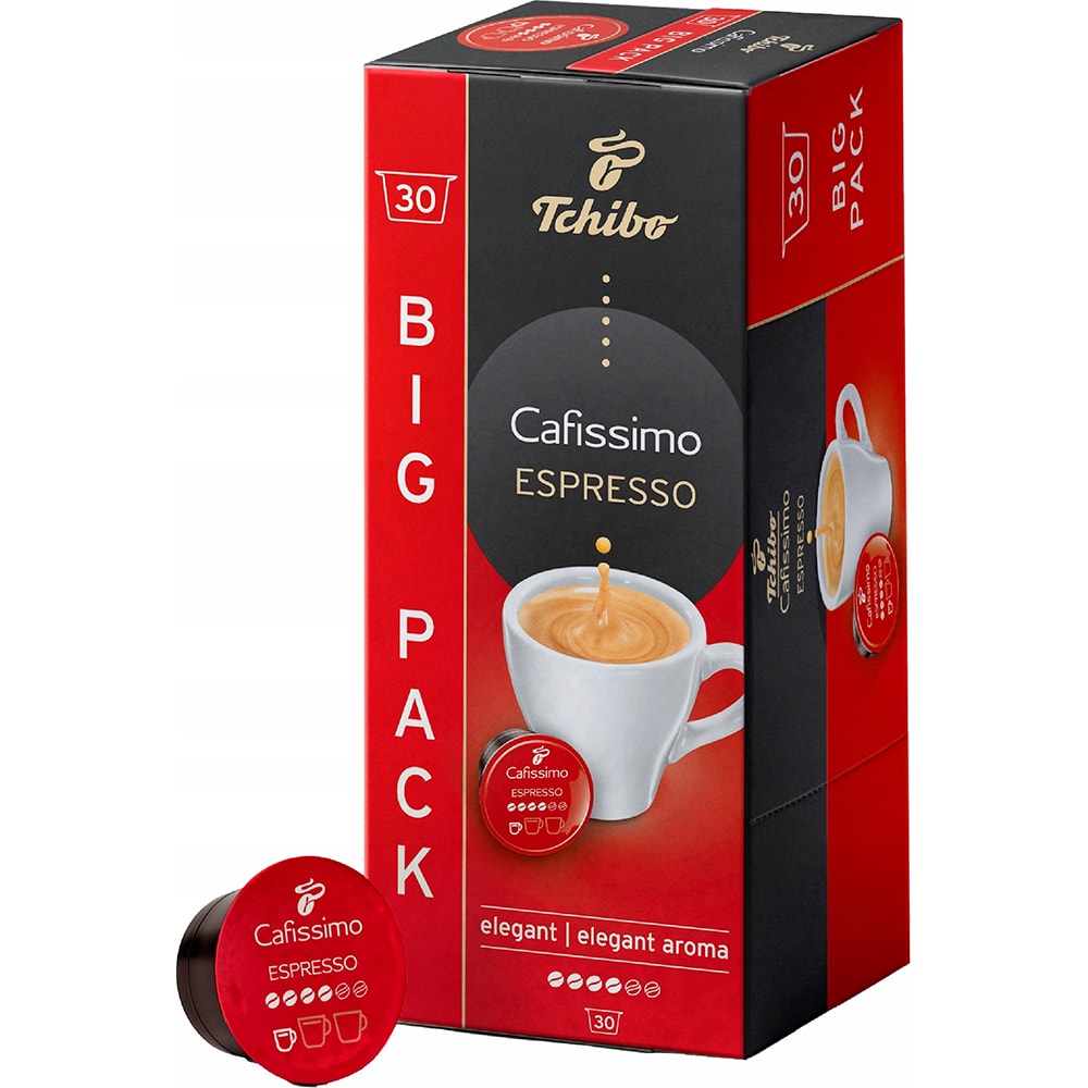 Capsule cafea TCHIBO Espresso Elegant Aroma, compatibile Cafissimo, 30 capsule, 210g